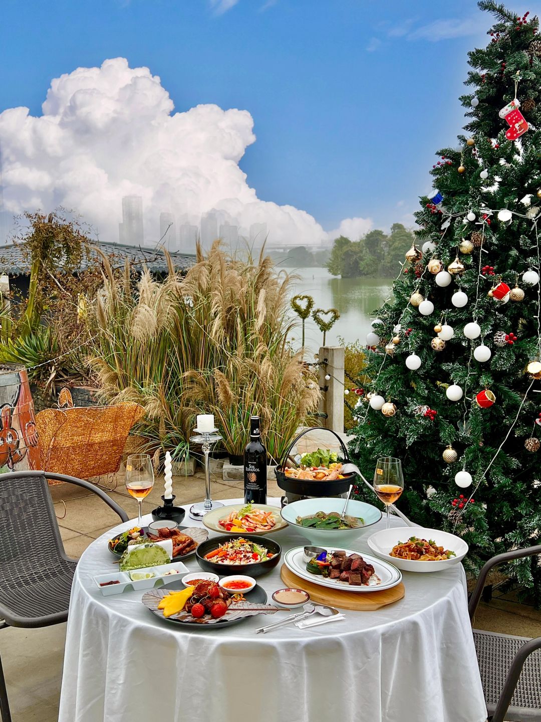 长沙长沙…我坠爱的圣诞🎄湖景bistro！回归了