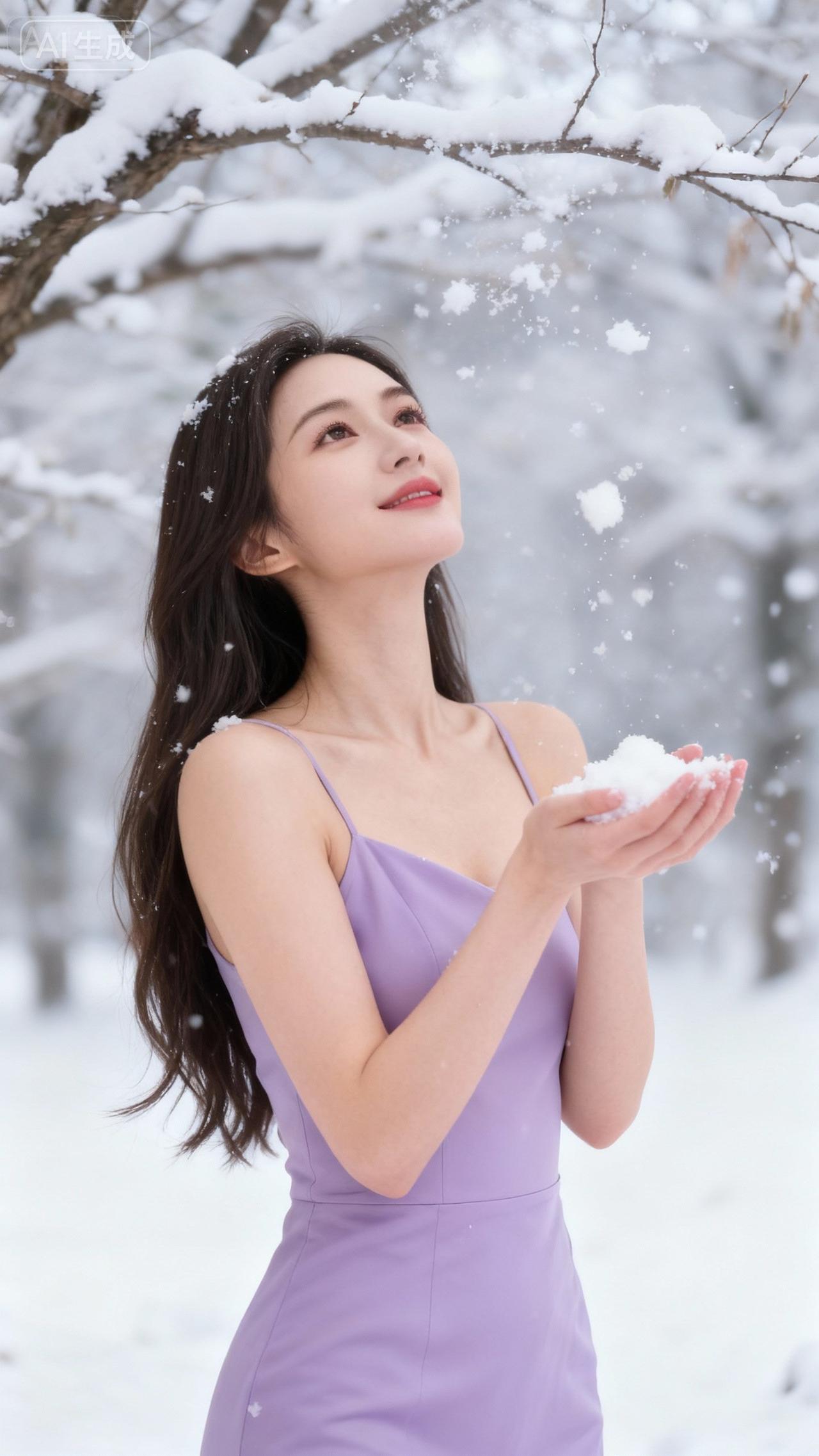 优雅气质 每日分享 雪景好美