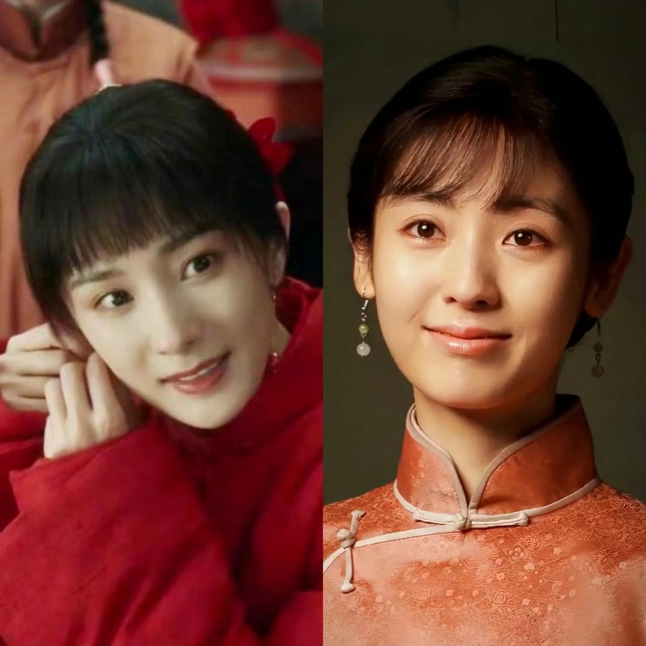 对比杨幂，你会发现邢菲能出彩，
不是因为年轻漂亮，
也不是因为有天赋，而是她
对