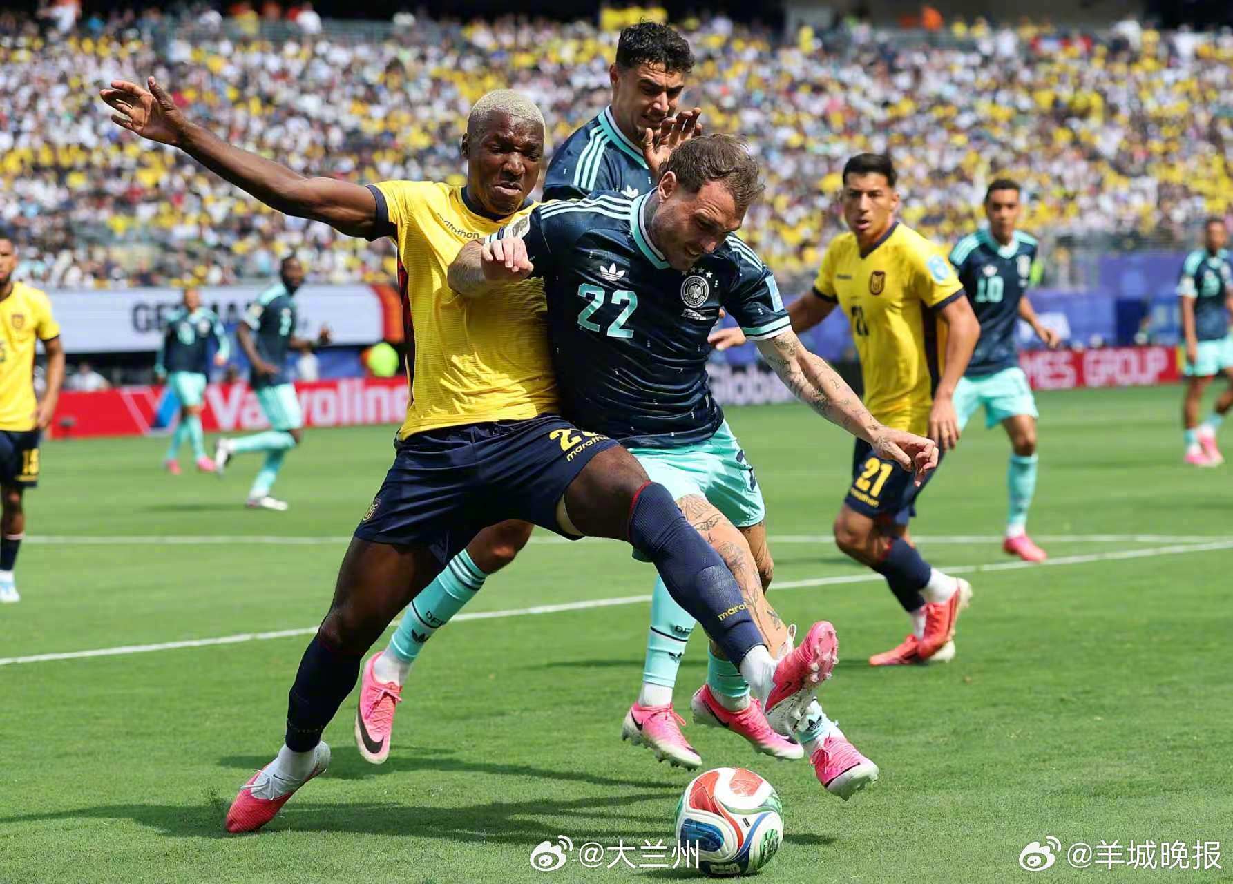 德国 报复韩国【厄瓜多尔2比1德国】北京时间6月26日，E组收官战爆出冷门，德国