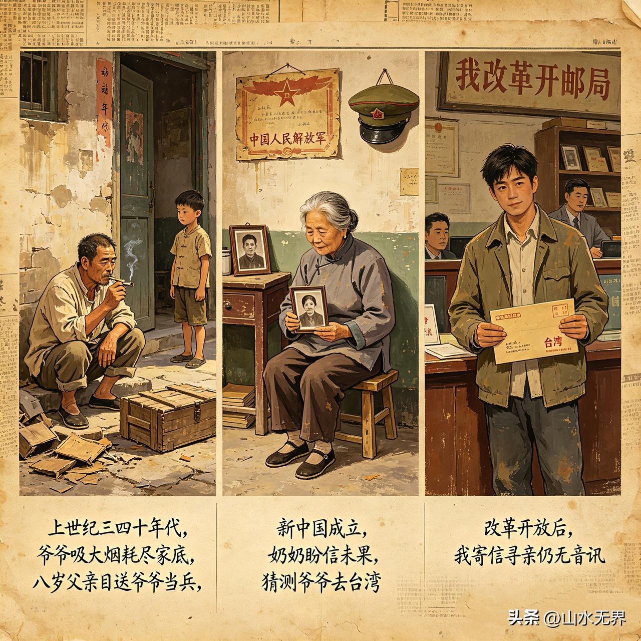 小时候常听奶奶说，上世纪三四十年代，时局动荡，军阀纷争、生计艰难，彼时爷爷染上吸