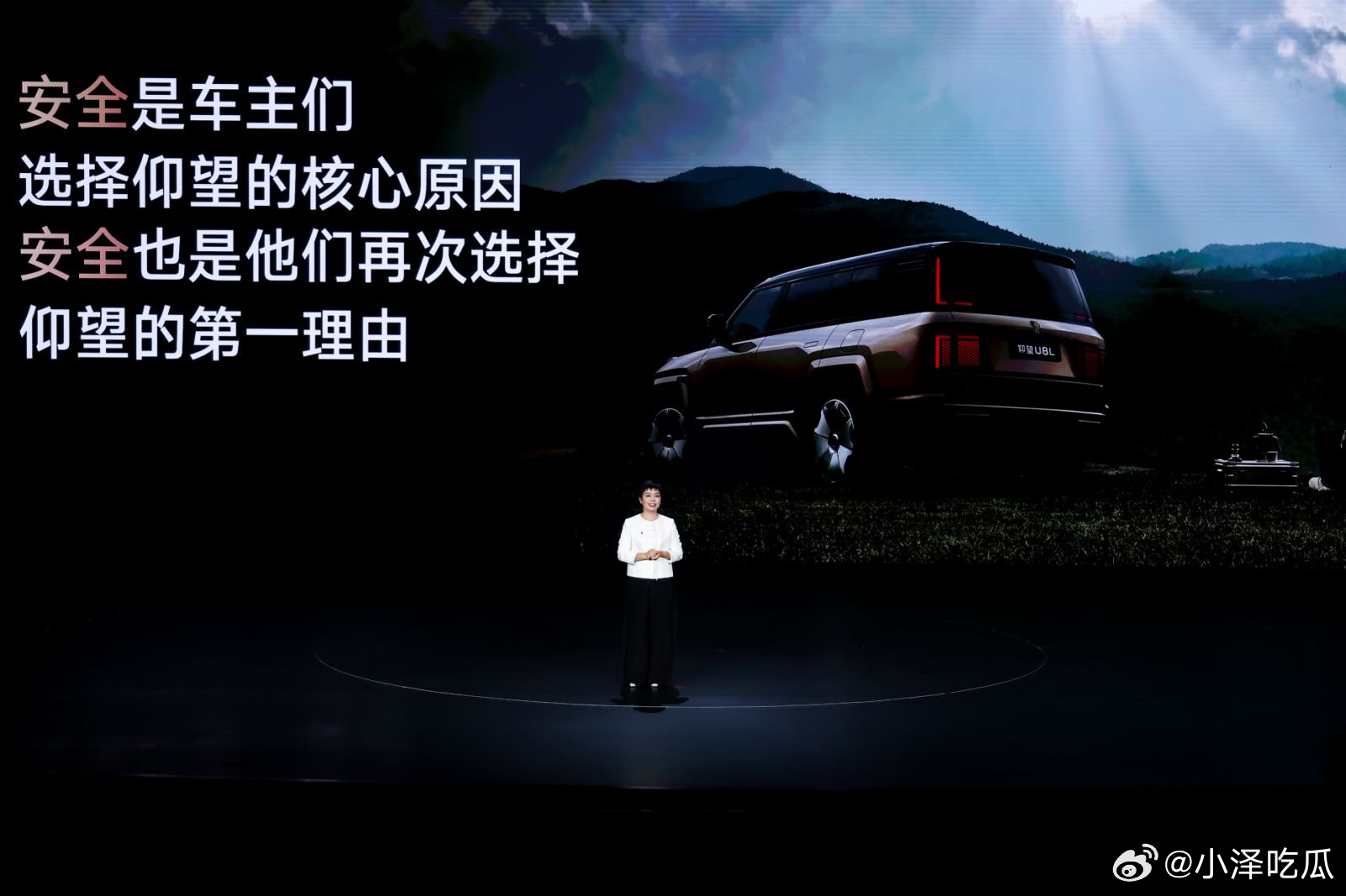 这应该目前超级豪华的发布会了，真的是“含金量”天花板！仰望U8L鼎世版上市，甚至