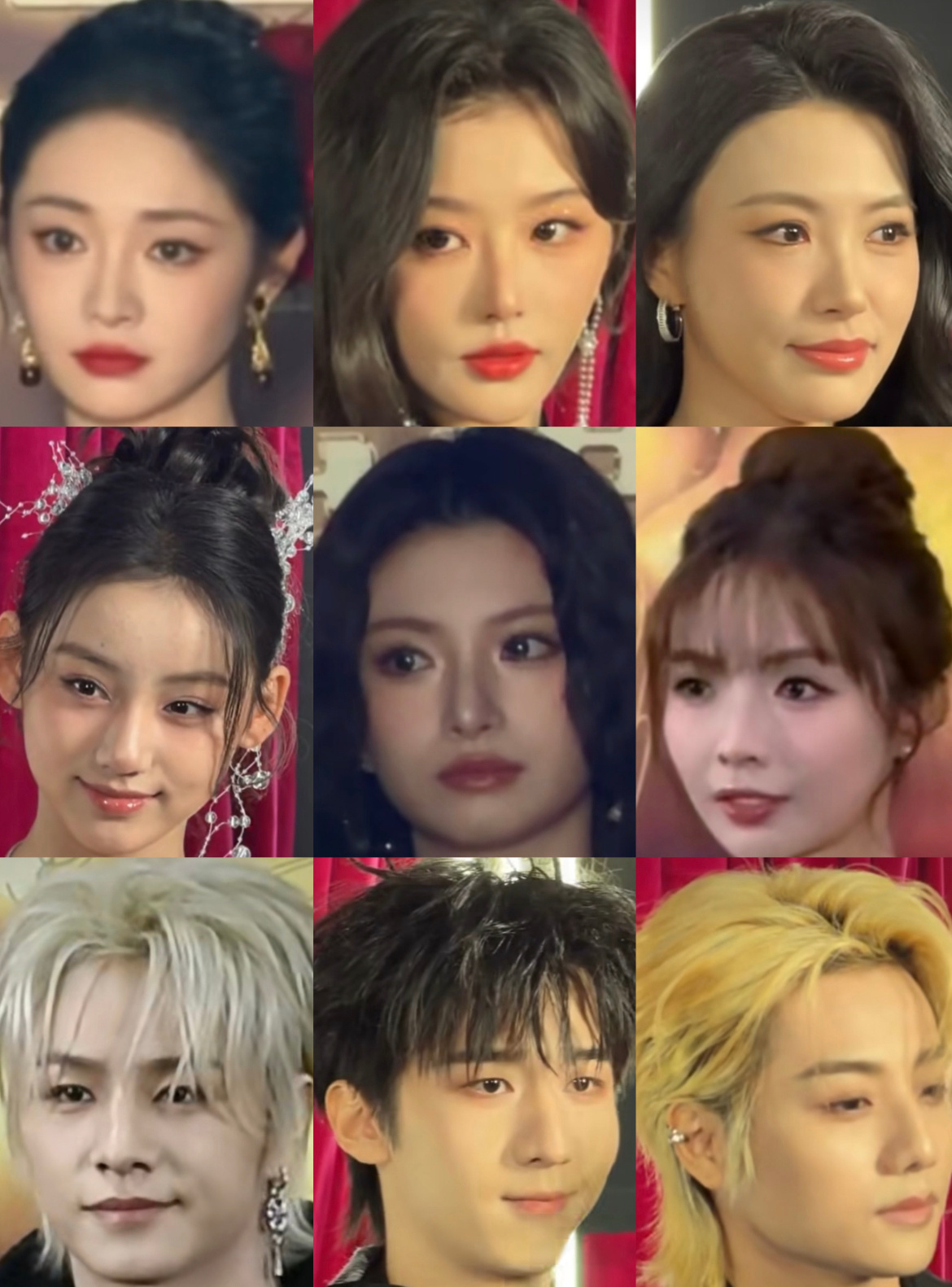 搜狐舞蹈盛典明星怼脸生图周洁琼 孔雪儿 戴萌 刘佳玺 王怡人 许杨玉琢 王子浩 