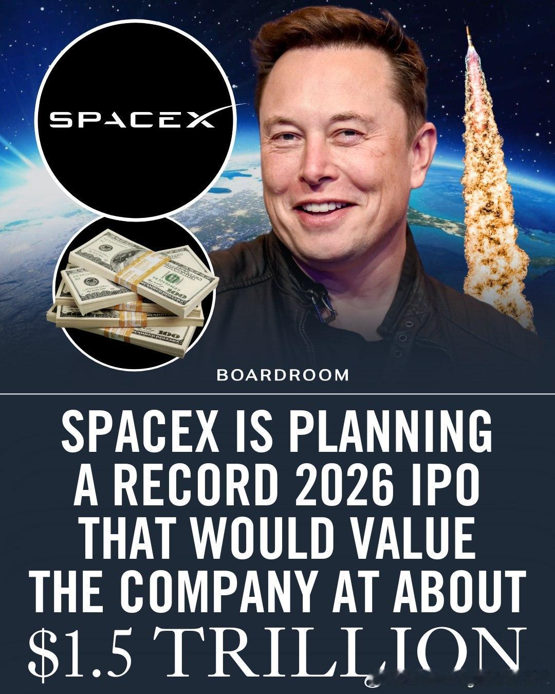 埃隆·马斯克已证实，其旗下的太空探索技术公司SpaceX正在推进首次公开募股（I