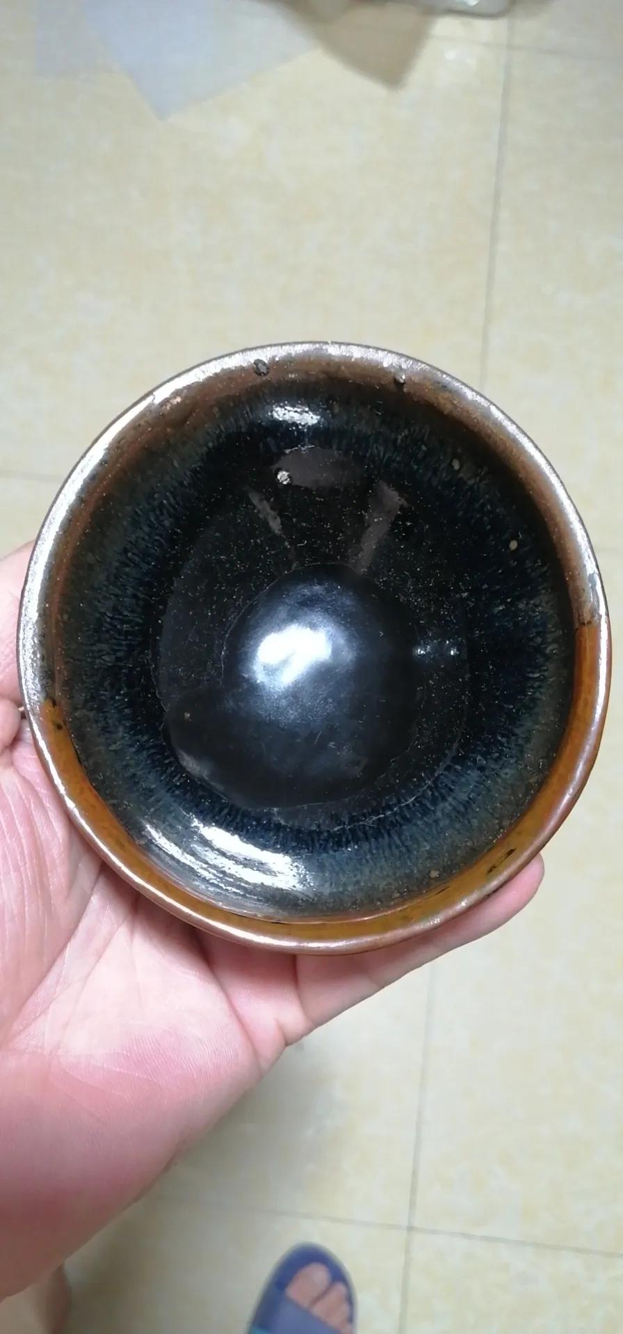 宋，水吉窑，香炉格器型，大漆修复