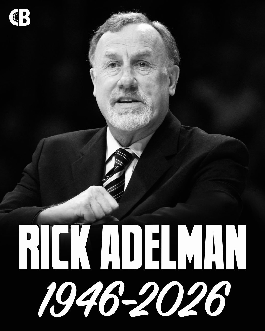 名人堂名帅里克·阿德尔曼离世，享年79岁🕯️阿德尔曼在NBA执教长达29年，其