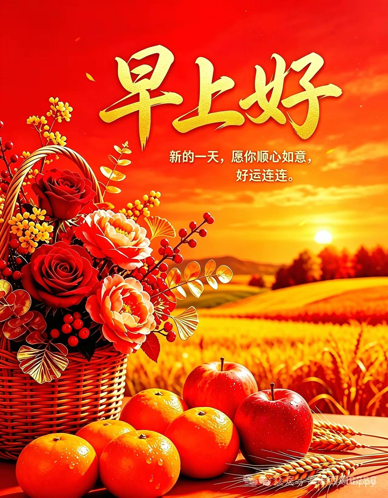 [玫瑰]早上好[玫瑰]
 
《晨安寄福》
晓光初透小窗明，
风送清声鸟自鸣。
一