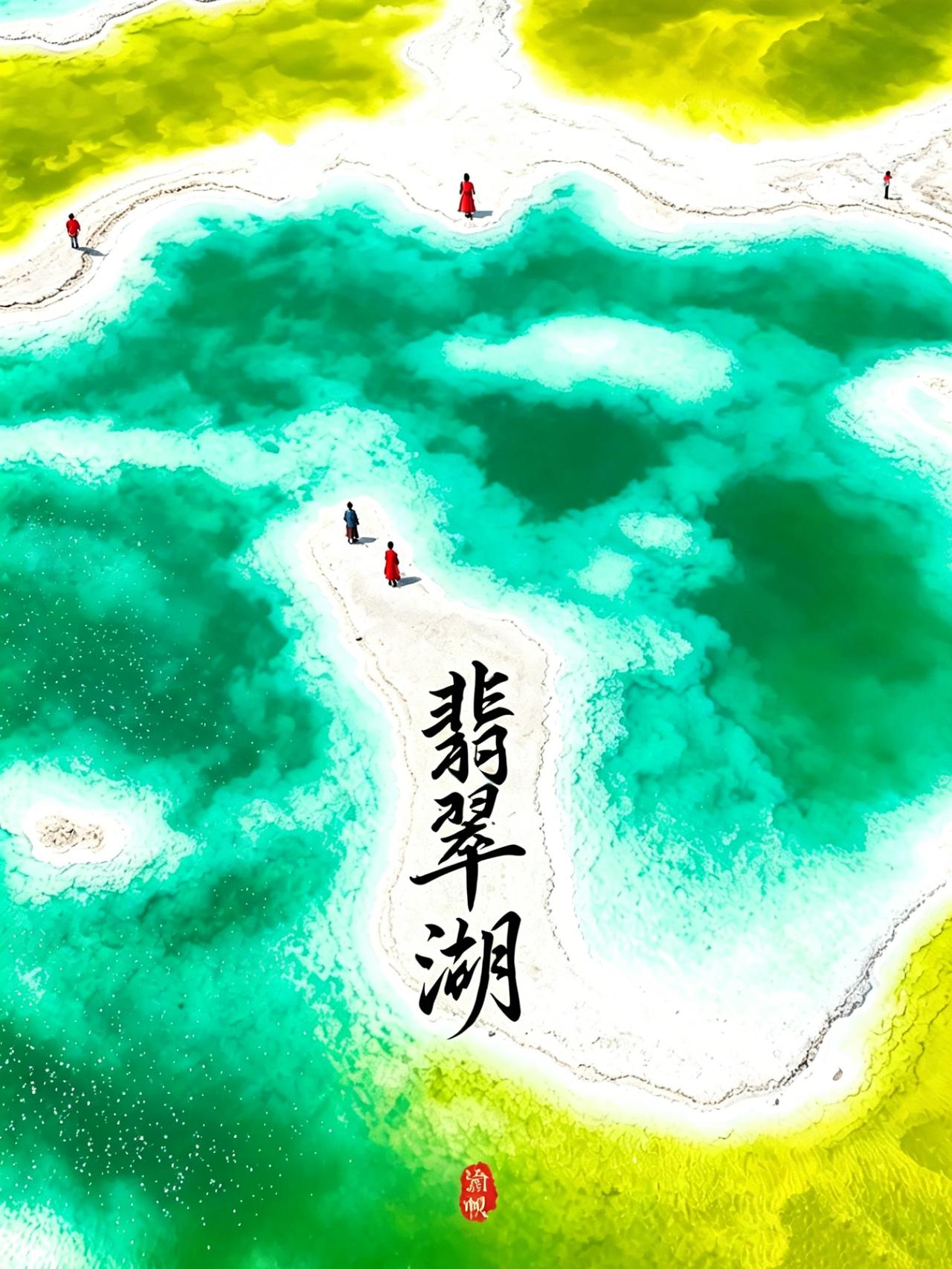 大柴旦翡翠湖：藏在柴达木戈壁深处的调色盘
青海自驾游，来到大柴旦翡翠湖，遇见大地