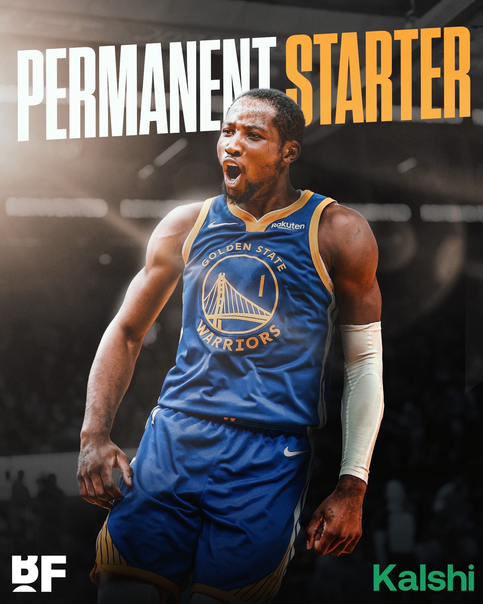 库明加已经改变，科尔已经任命他为勇士队的永久首发球员，此前，他因上赛季糟糕的决策