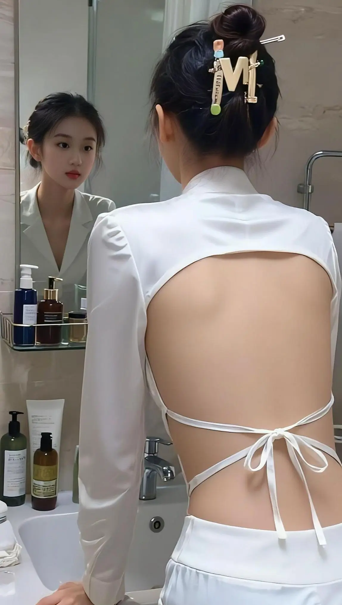 AI白装镜写真 ai创作