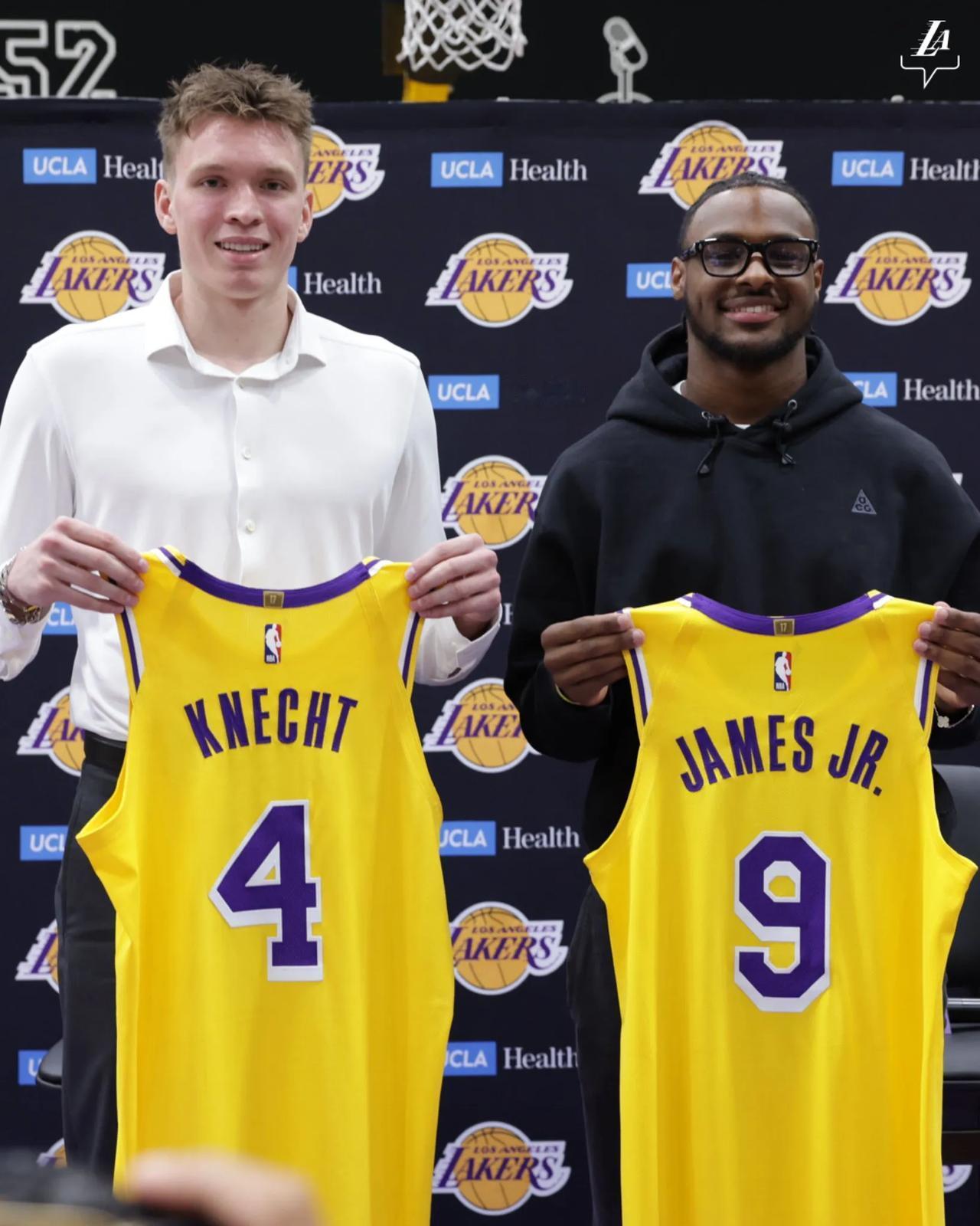 布朗尼和湖人签订了一份多年的新秀保障合同！就此开始NBA的历练！

如果不是心脏
