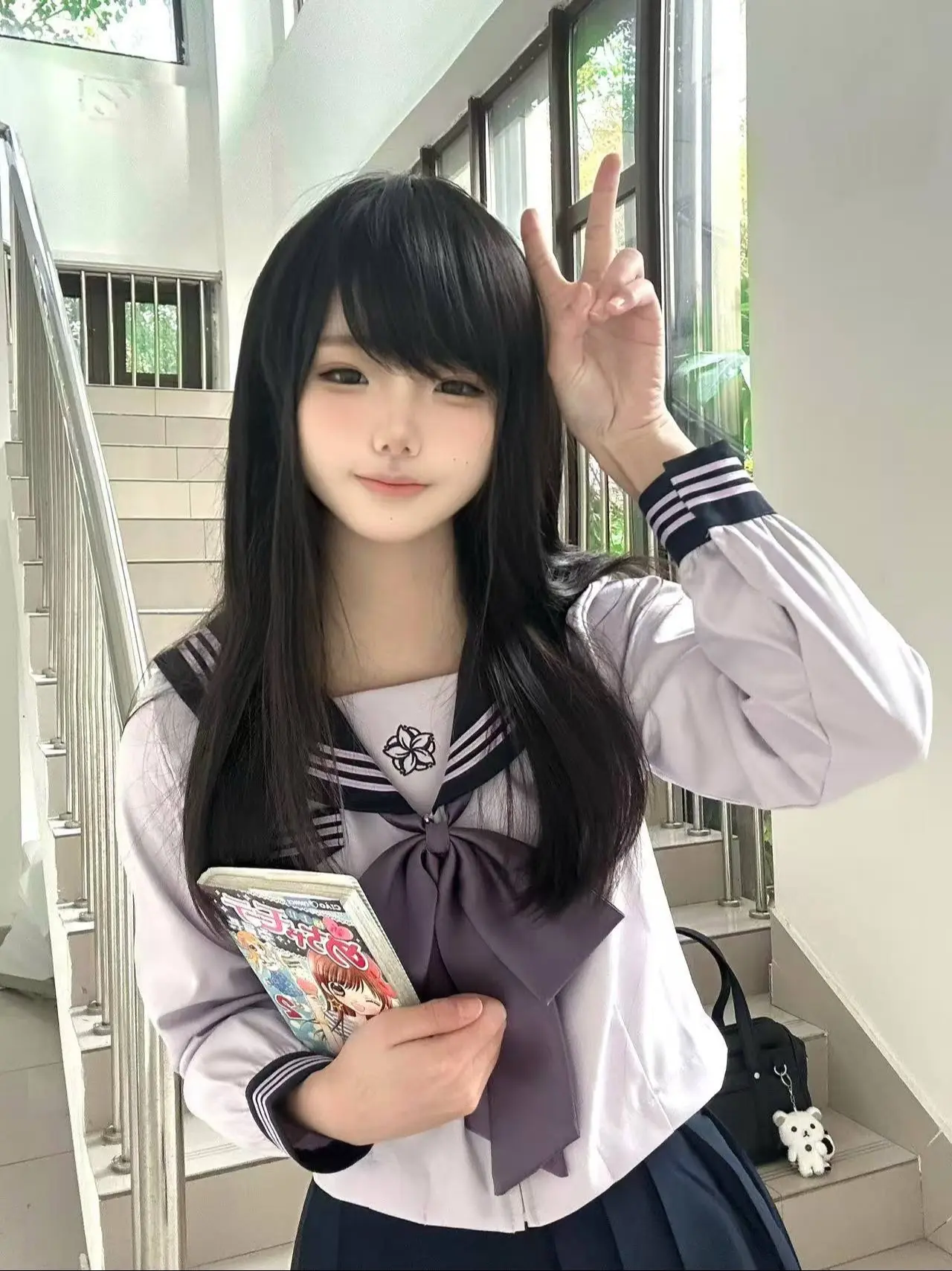 放学可以一起走嘛。