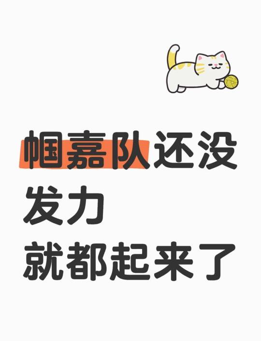 郭嘉队还没出手呢
