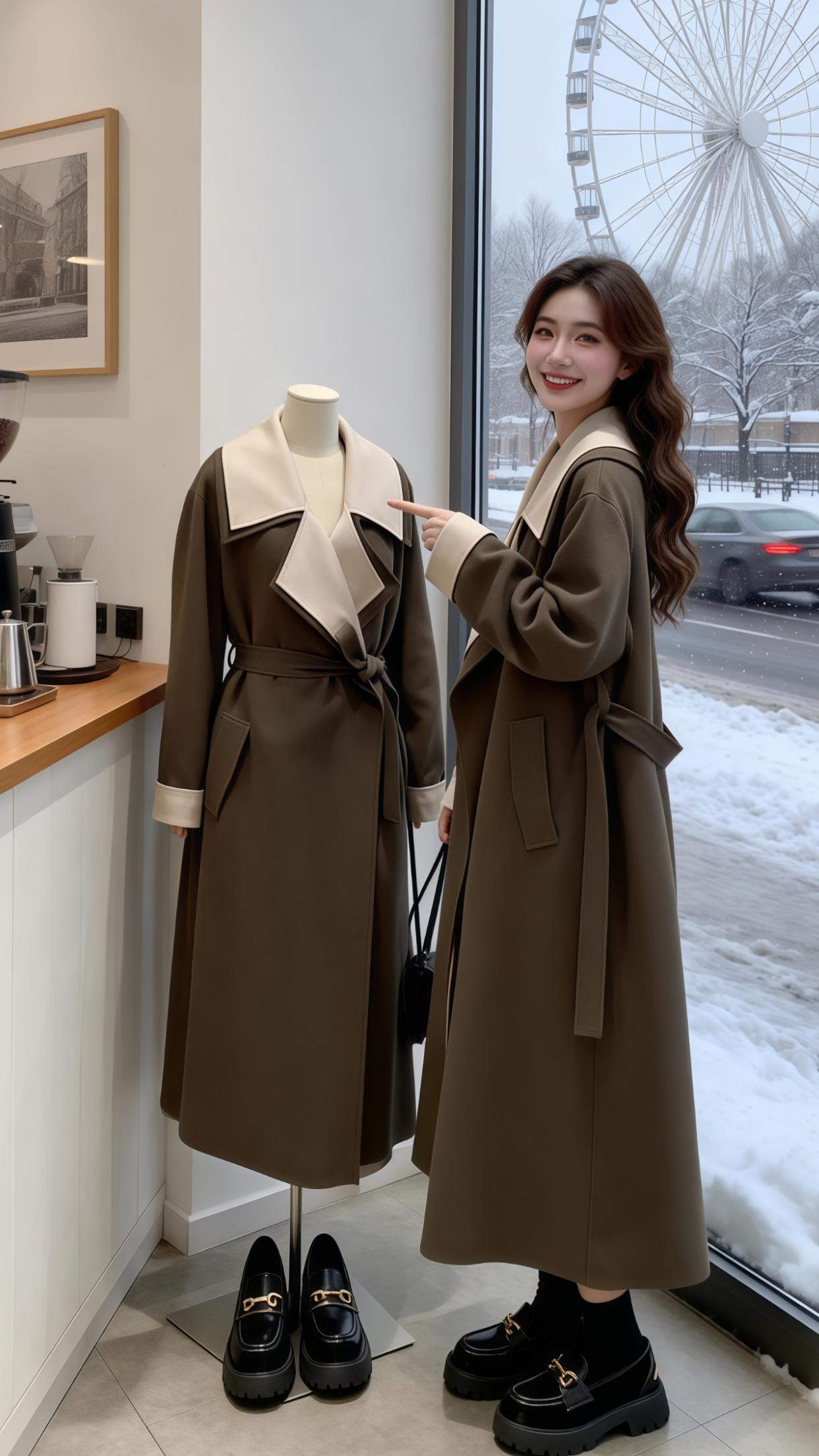 气质女神穿搭 女神范 气质穿搭 精致穿搭 风衣穿搭