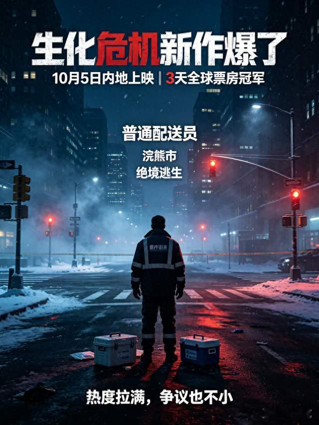 上映3天票房爆！生化危机新作太