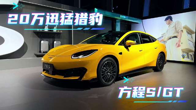 20万迅猛猎豹，方程S太帅了！ #方程s及sgt正式上市18.99万起##方程S系列云辇随心选##方