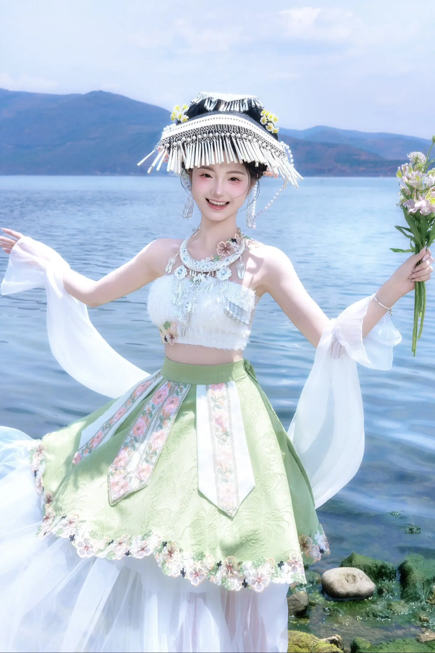 去有风的大理，当一天彝族少女…