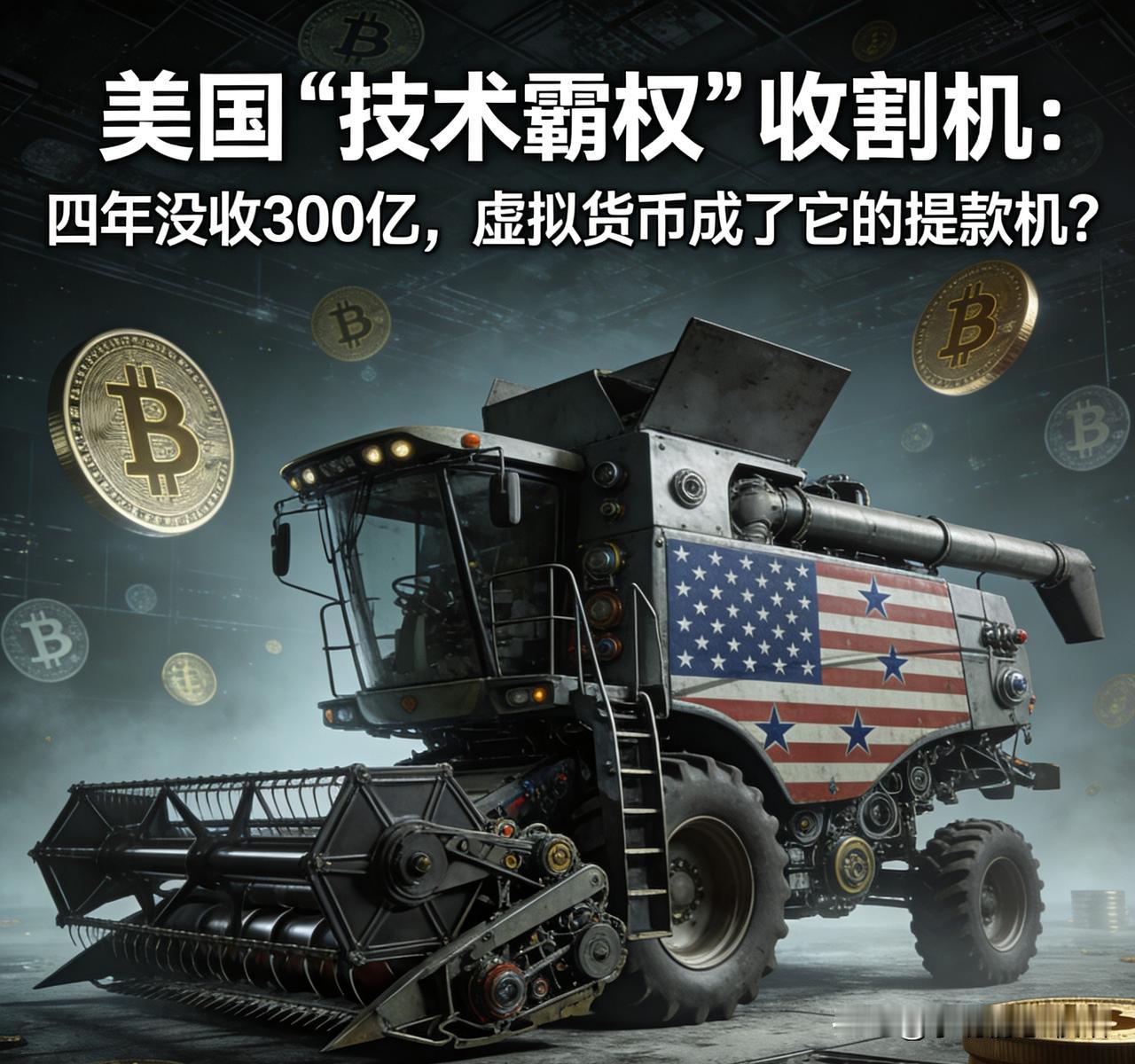 美国“技术霸权”收割机：四年敛财300亿，虚拟货币沦为提款机？
“家人们，太惊人