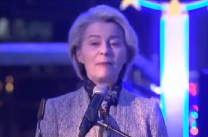 欧盟委员会主席冯德莱恩表示，犹太教历史就是欧洲历史，犹太教文化就是欧洲文化，只有