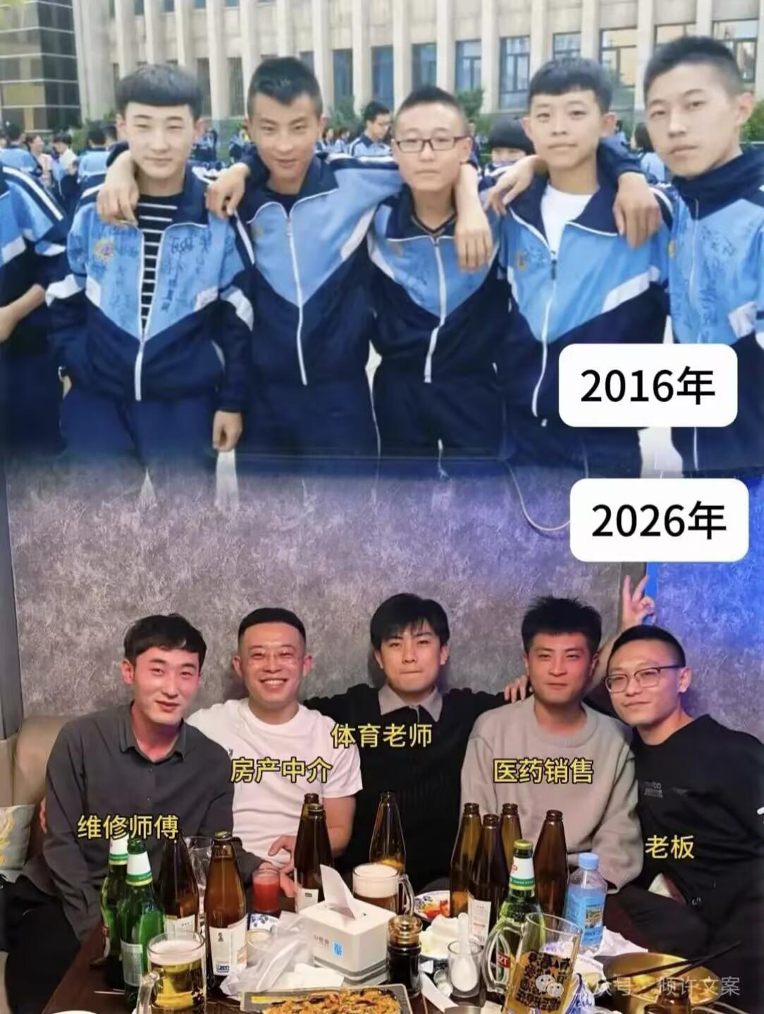 十年之后，我们还是好朋友！但已融入千千万万的岗位之中。