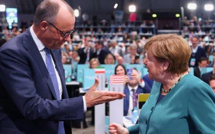 德国总理默茨在访华时自嘲说自己的前任都来访华过，虽然我跟她的关系不好，但是我还是