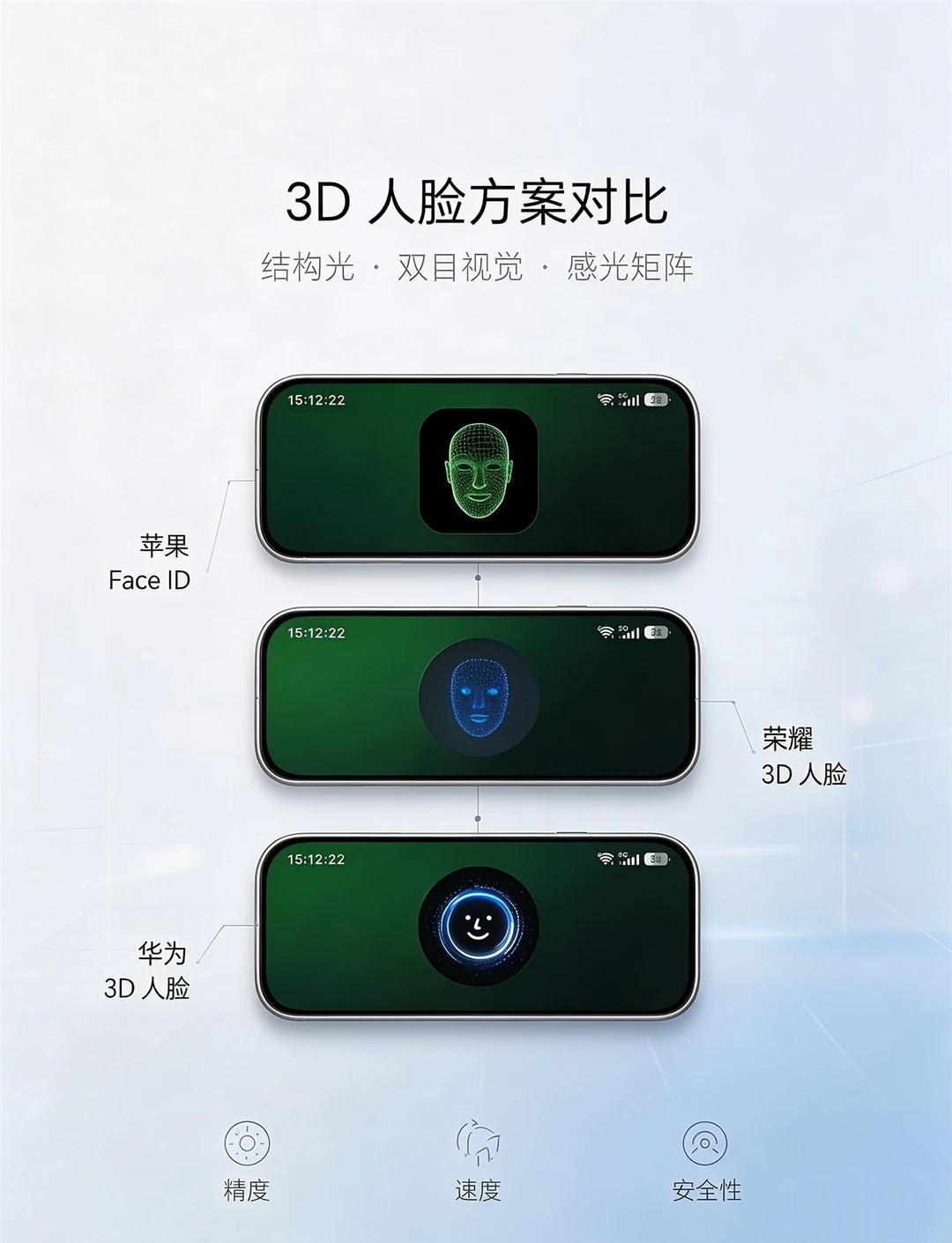 除了荣耀，其安卓为什么始终不做3D人脸识别
说实话，数码圈现在哪还有秘密😂
外
