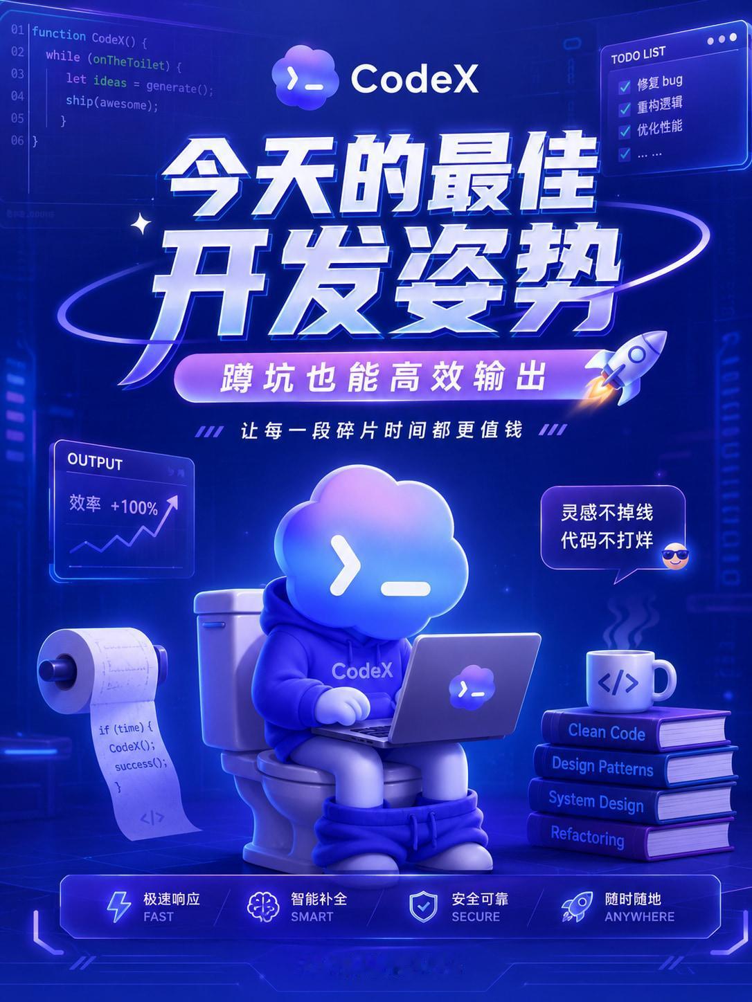 新版 ChatGPT 手机端支持 CodeX 了。

以后等车、摸鱼、蹲坑，只要