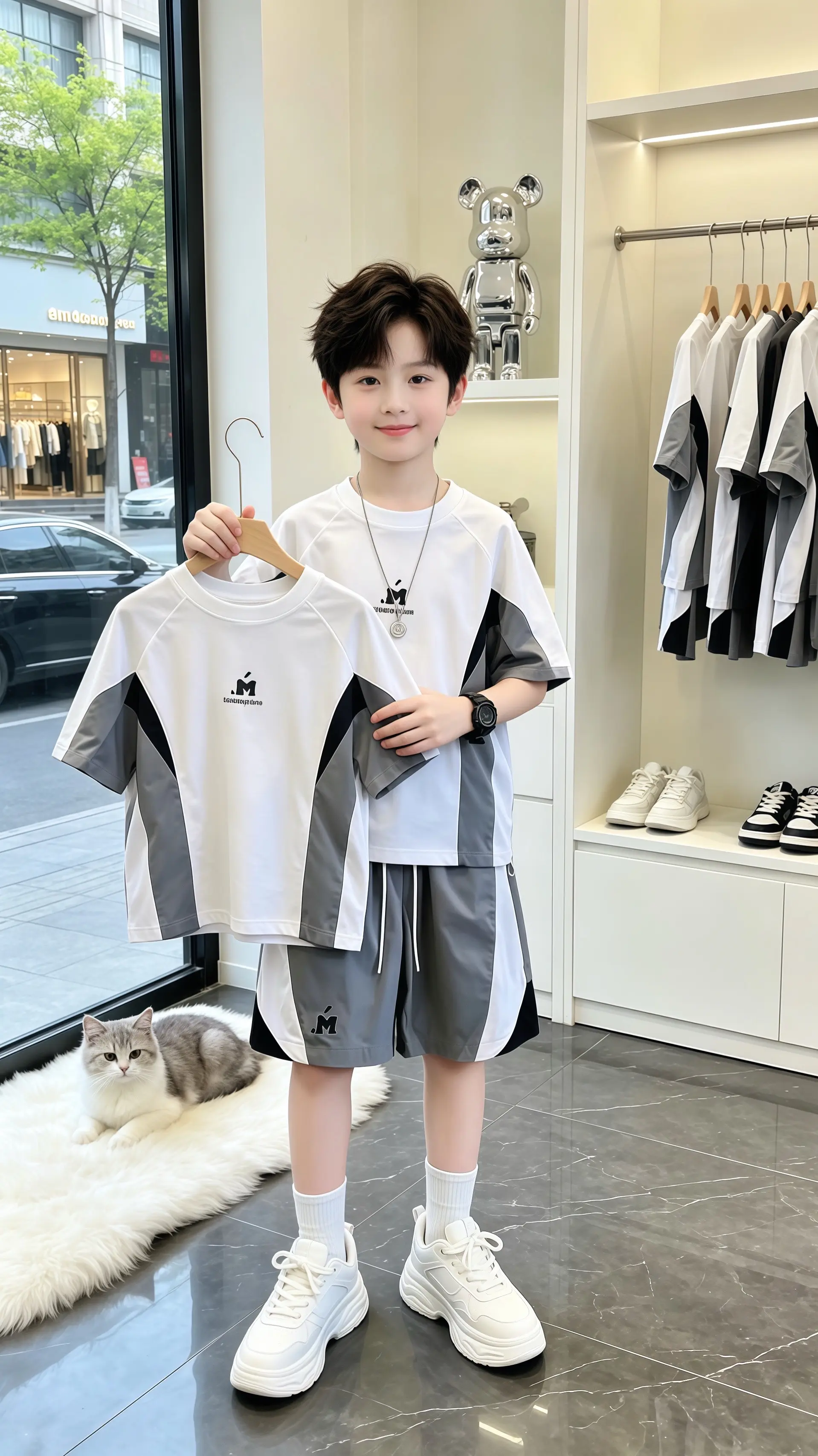 穿搭 高品质童装 夏季穿搭 男生穿搭 Ai