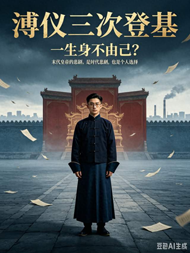 一生三次登基，溥仪到底是时代的牺牲品，还是做错选择的人？