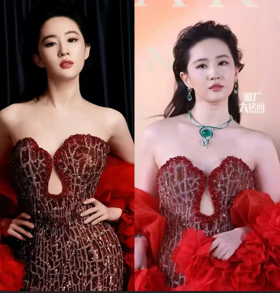 刘亦菲的生图和精修，有区别吗？ ​​​