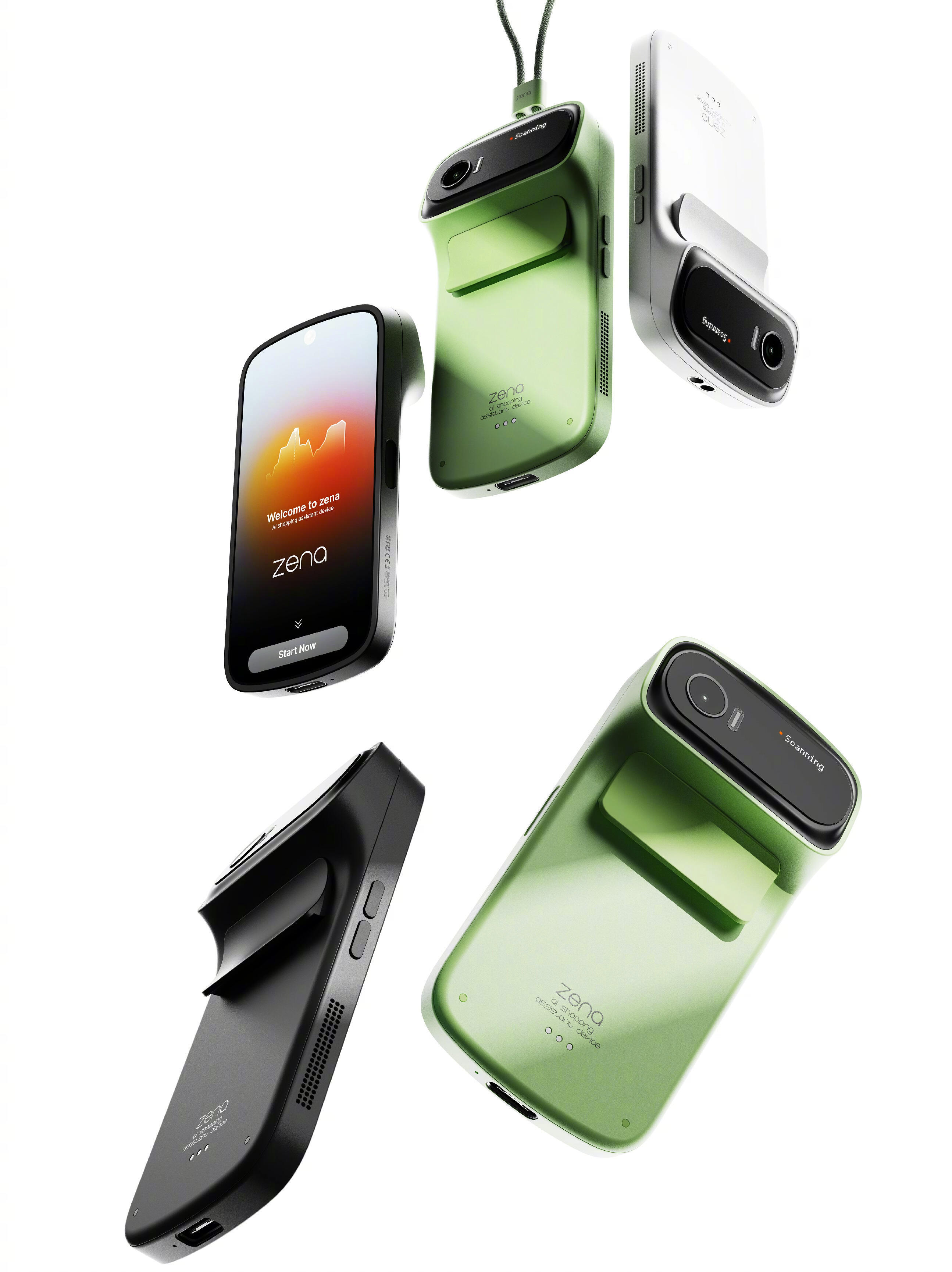 Zena人工智能购物设备zena是一种人工智能智能购物设备，可以实时分析产品，并