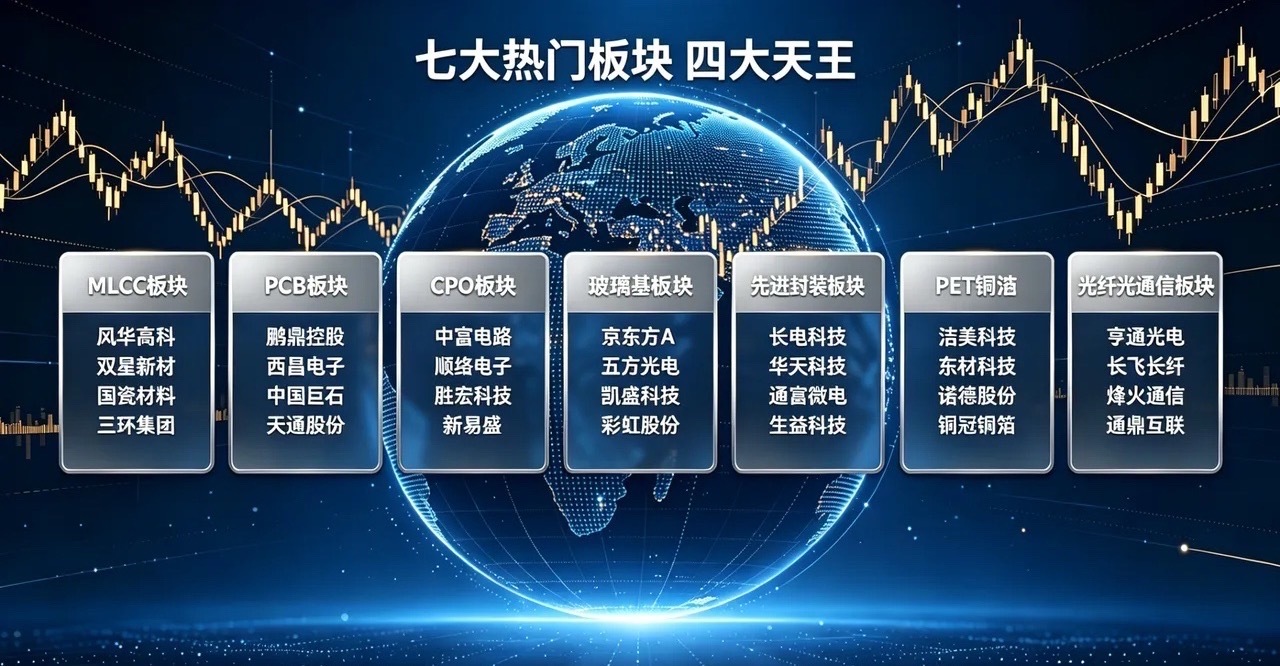 科技修复抓主线，7大赛道核心标的一次性捋清科技板块现阶段走结构性修复行情，资金集