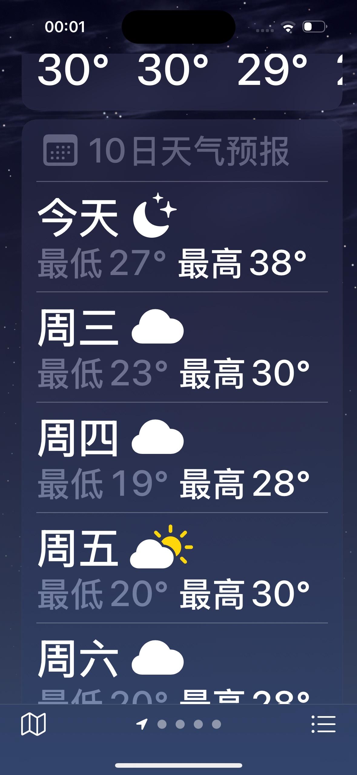 乌鲁木齐市的朋友们再坚持一天吧！

         今天天气预报说最高气温38