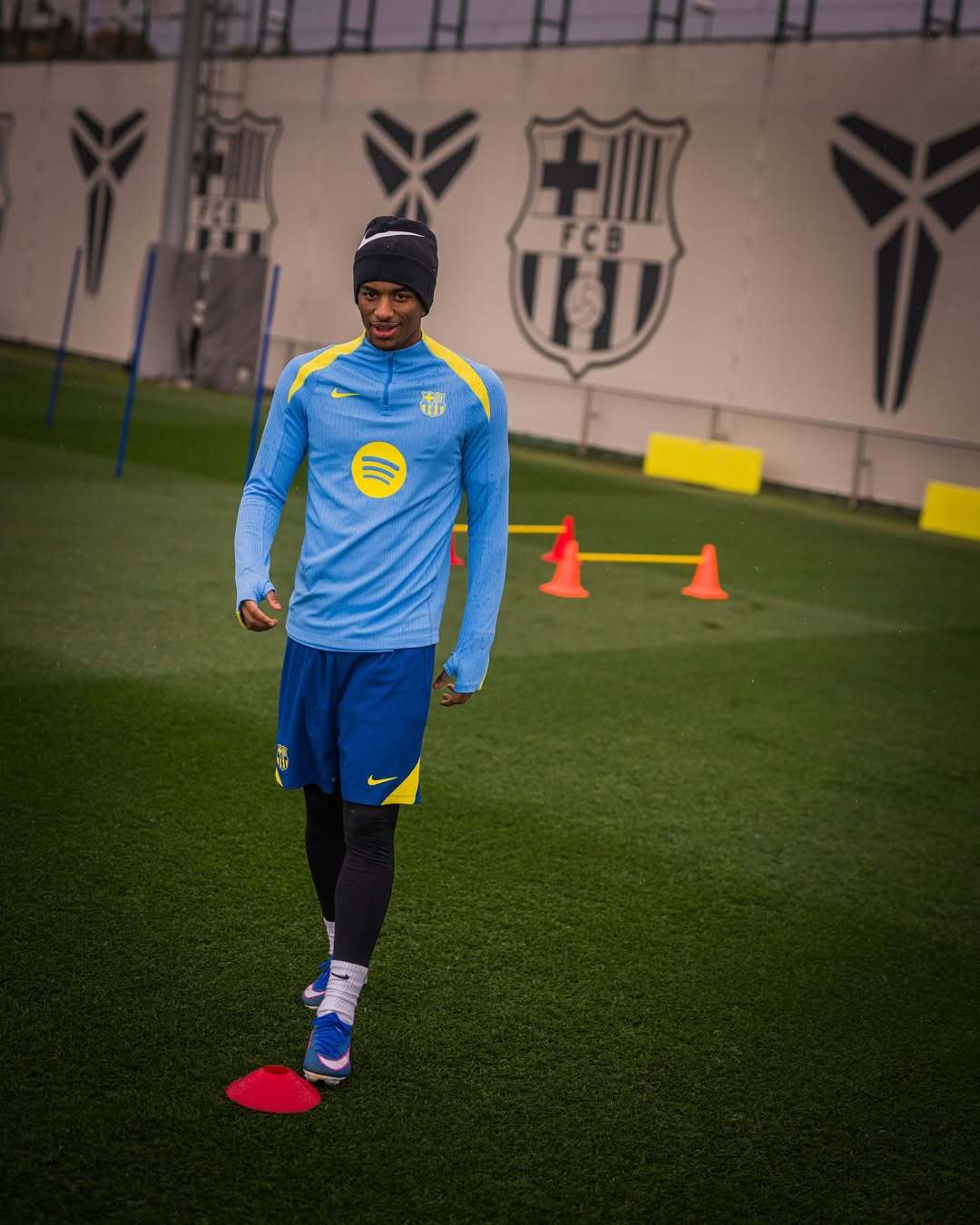 巴萨今天的训练。西甲