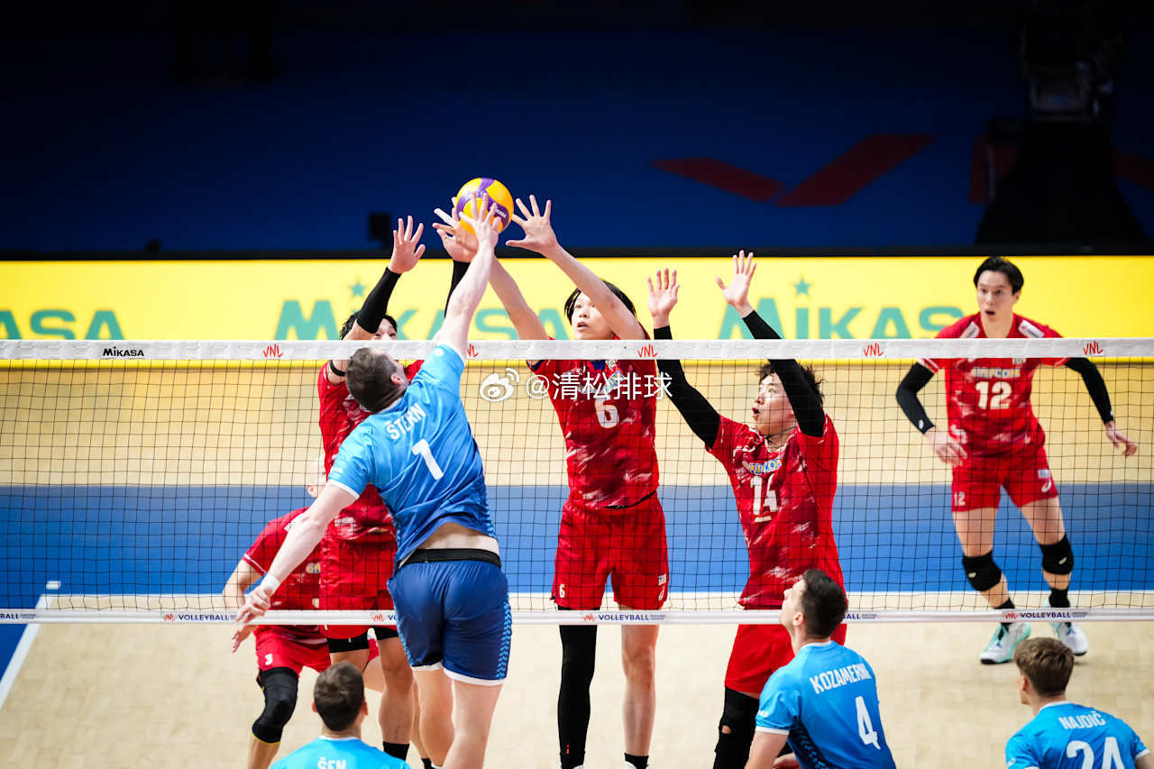 2026年世界男排联赛中国临沂站斯洛文尼亚男排vs日本男排第三局：22-25大比