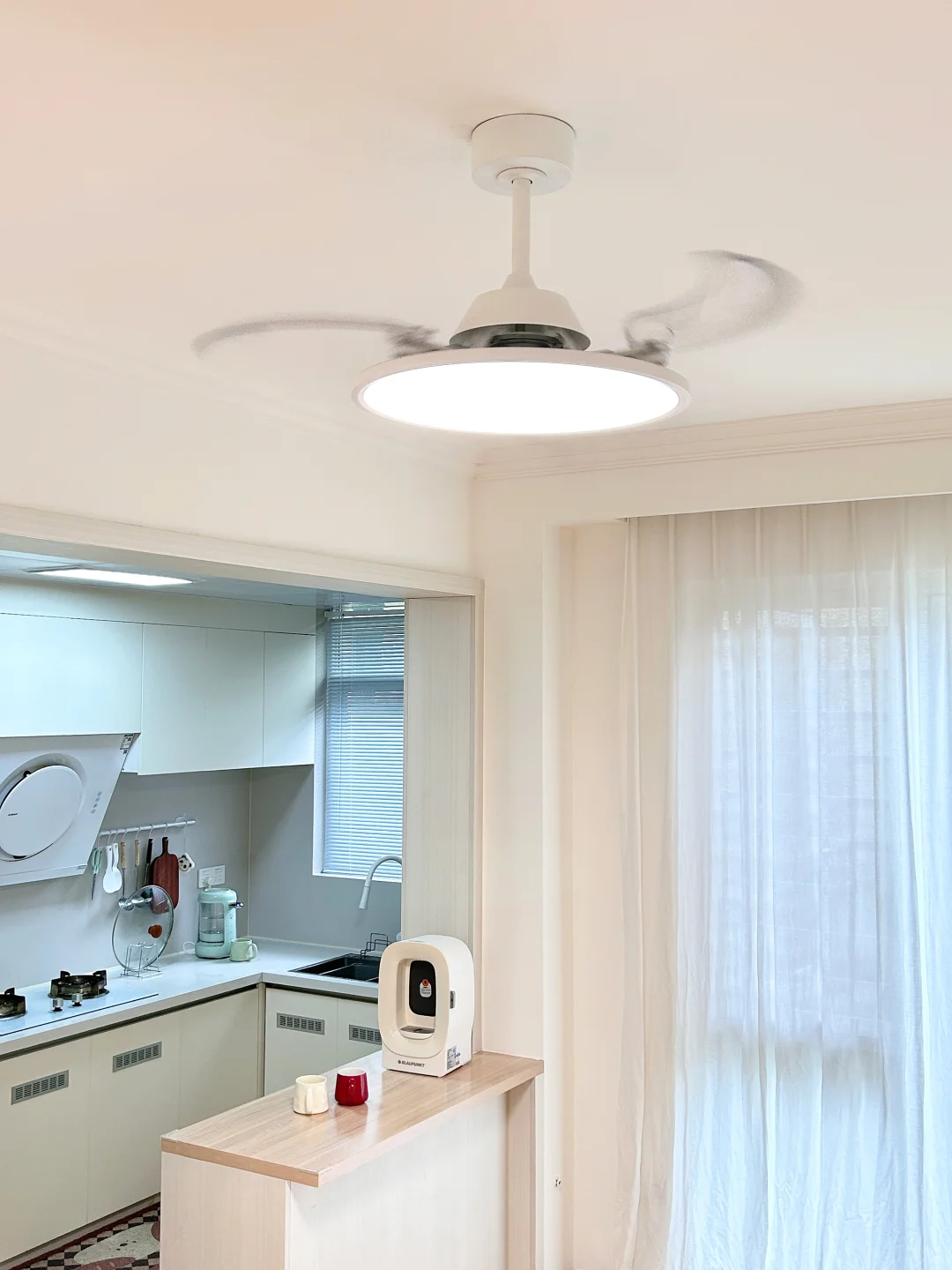 🔥风扇灯太好用了，每次吃饭都忍不住夸它！