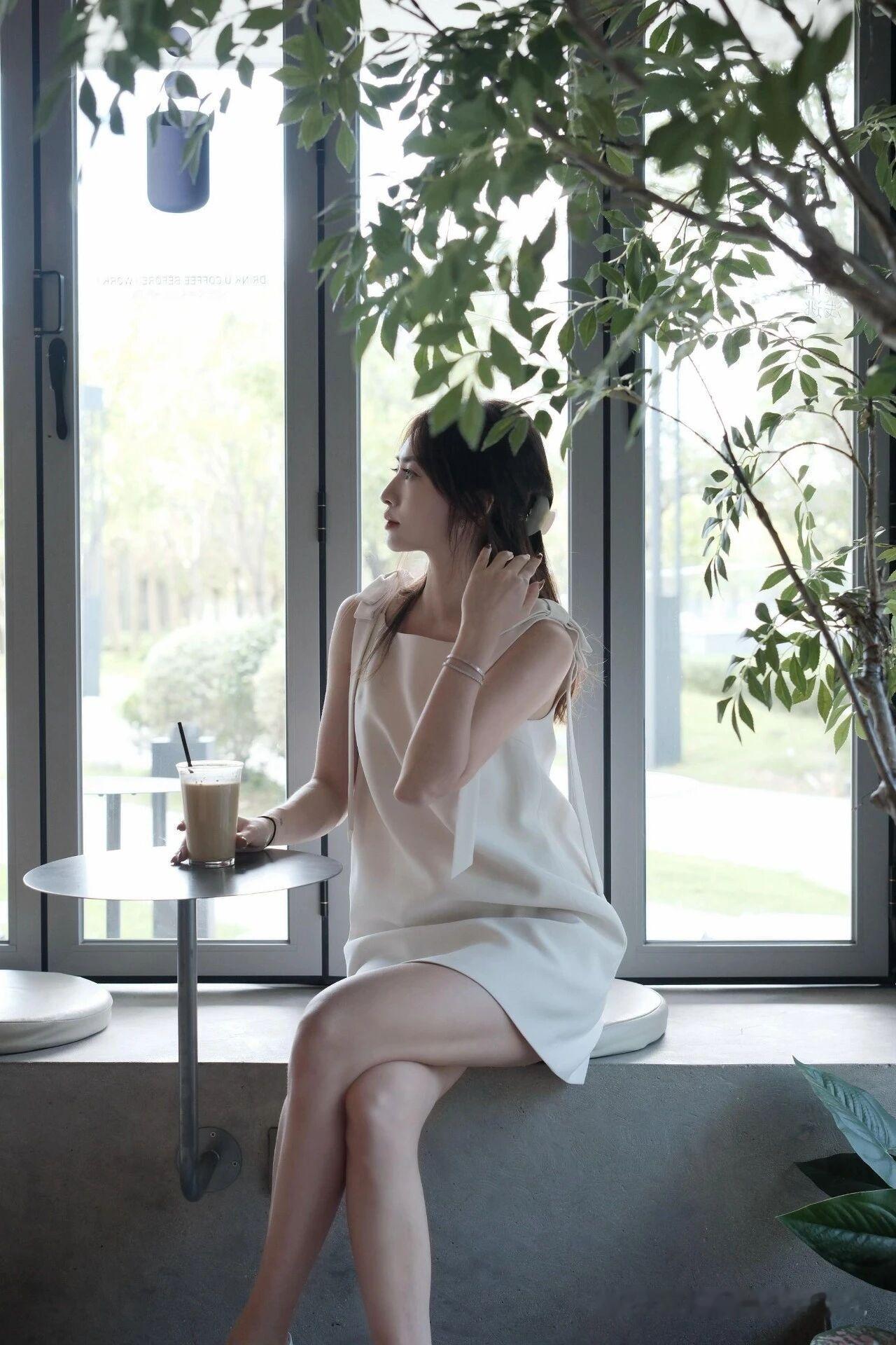 花下的少女照，怎么拍才好看呢 美女人像群