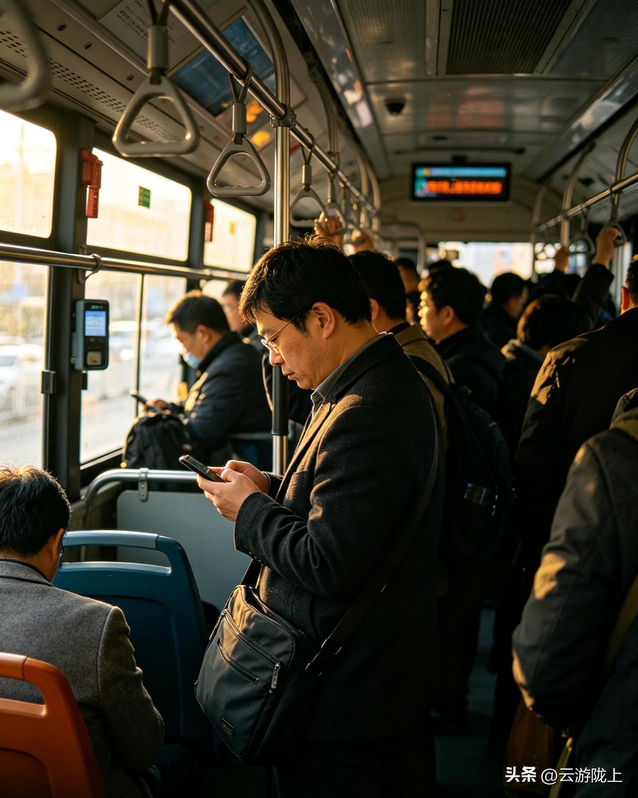 原创诗歌·公交车

在一众市民昂首期盼中
公交车跚跚而来
为能占个座位
大家争相