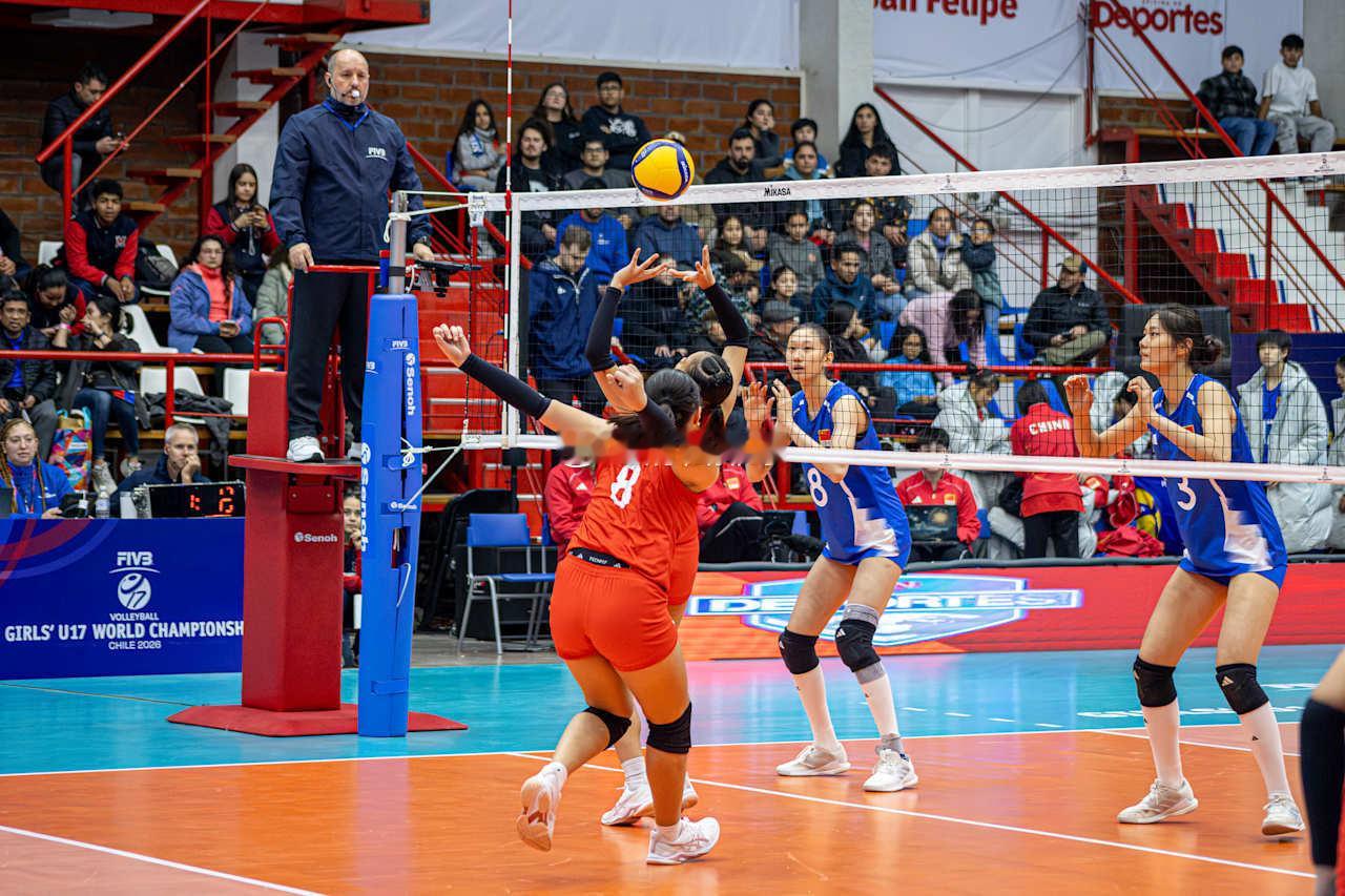【中国U17女排横扫菲律宾获得世锦赛开门红】2026年U17世界女排锦标赛第一阶