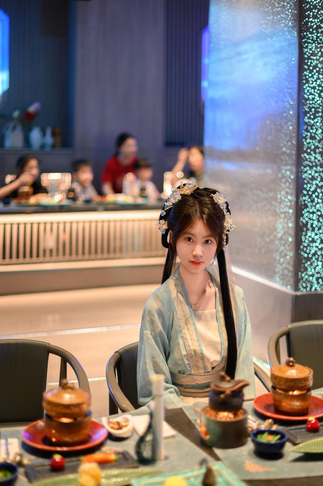 苏州这家酒店穿古装吃饭