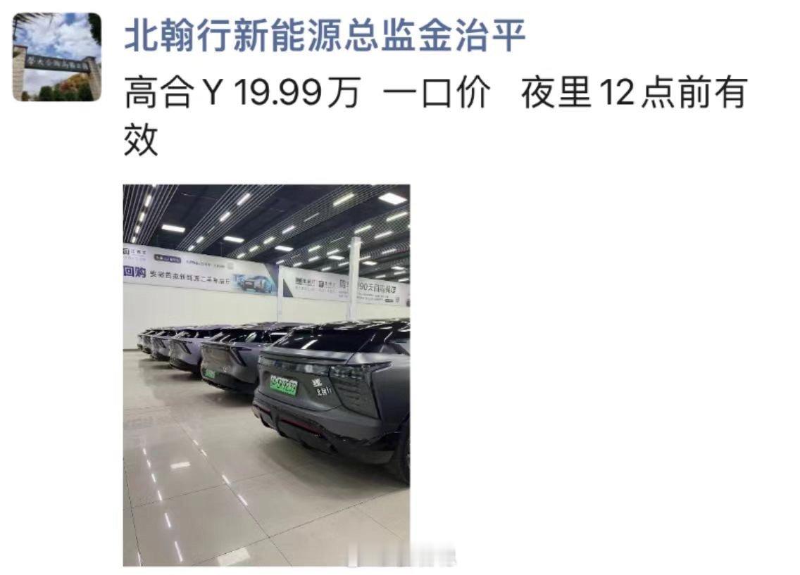如果这个品牌已经明显出行生存危机，再便宜也不能买，电动车和燃油车不同，坏了，厂子
