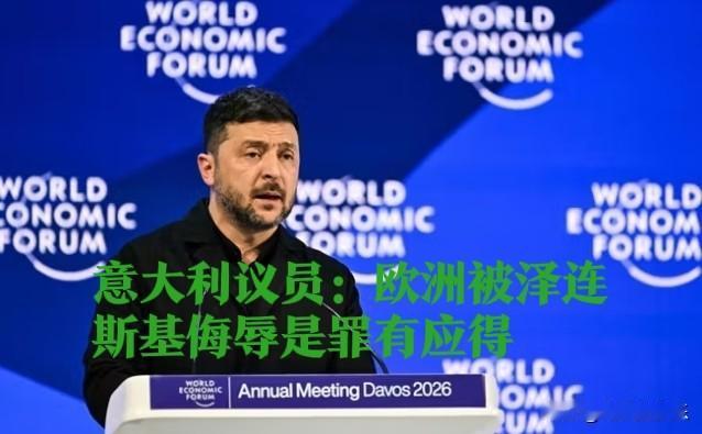 意大利议员：欧洲被泽连斯基侮辱是罪有应得

   据外媒报道乌克兰总统泽连斯基日