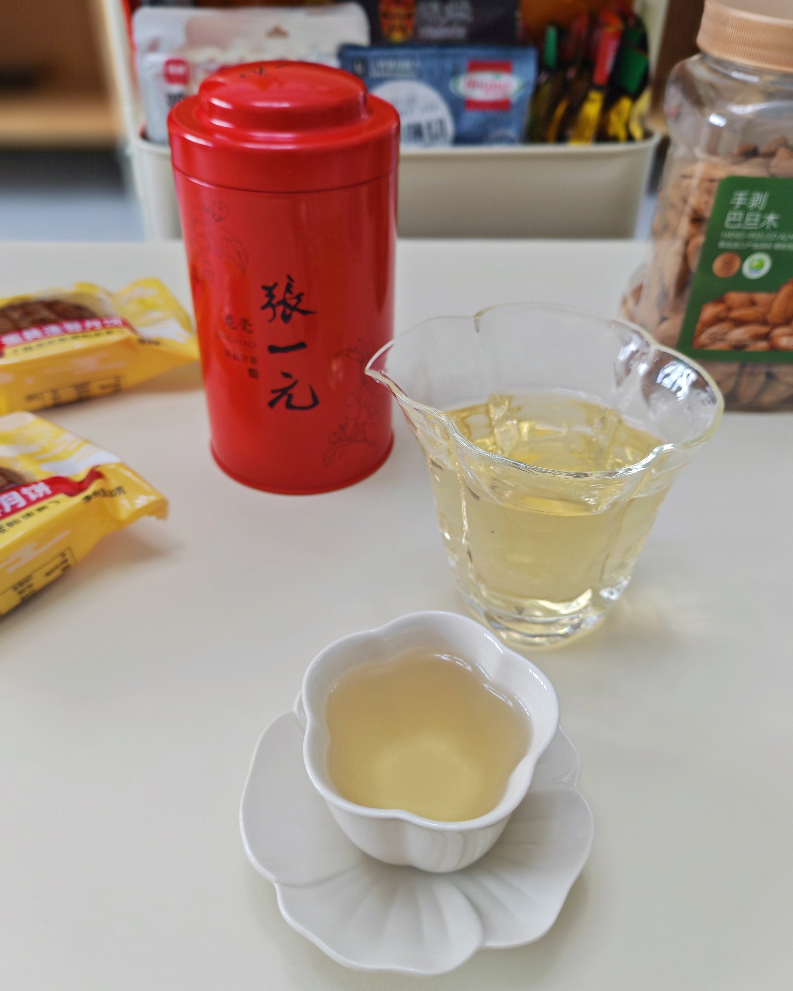 俩饭搭子奔赴青岛周杰伦演唱会  我宅家独享下午茶 张一元茉莉花茶  ​​​