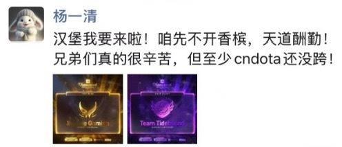 杨哥出发TI咯！dota2 ​​​