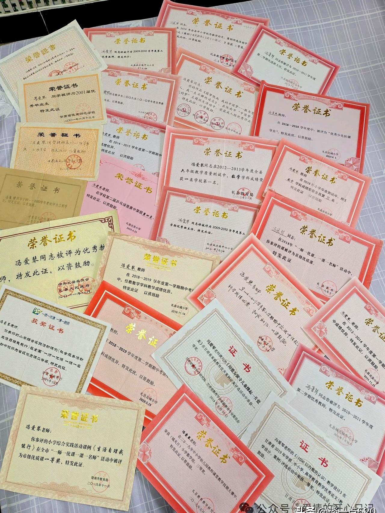 夜里翻柜时，灰扑到脸上，一摞荣誉证书摊开，角落有咖啡渍、还有油墨味；翻到2003