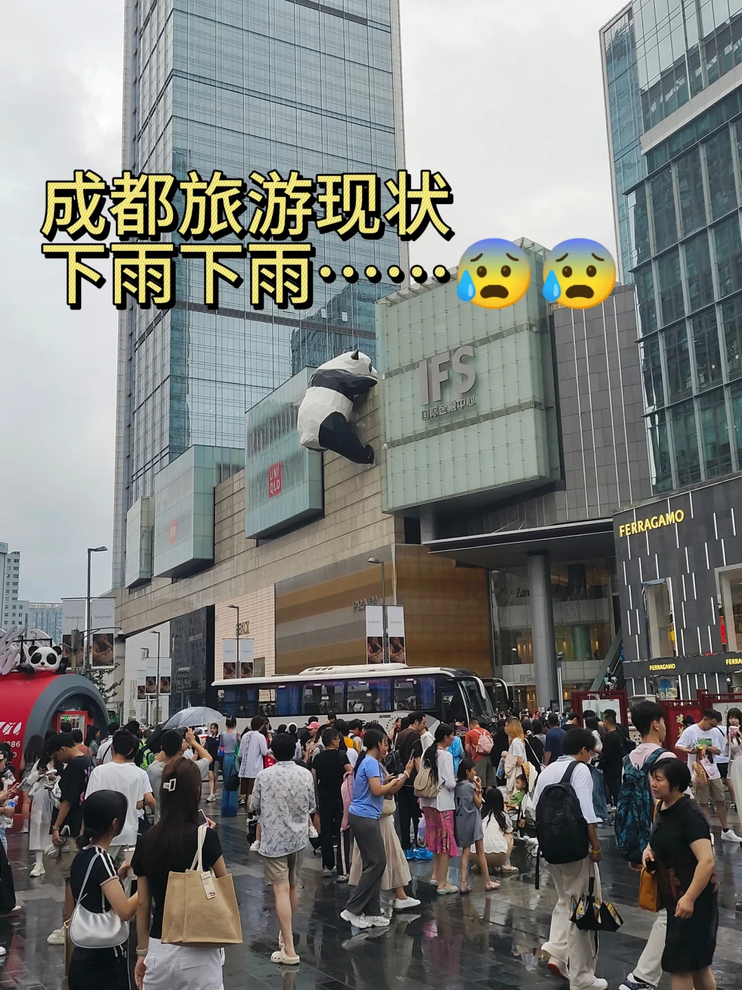 成都旅游现状 下雨下雨……😰😰毕业