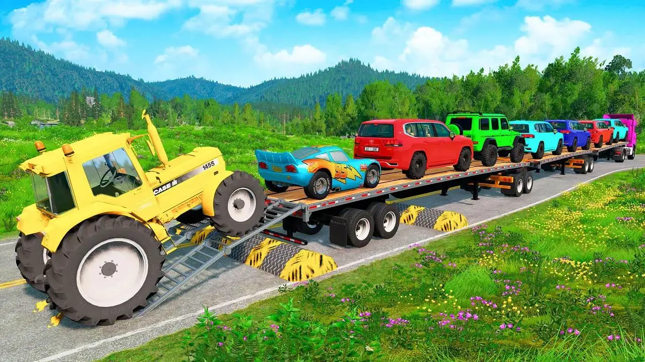 儿童工程车视频大全动画 卡车3-6岁益智动画 玩具车工程车 儿童工程车...