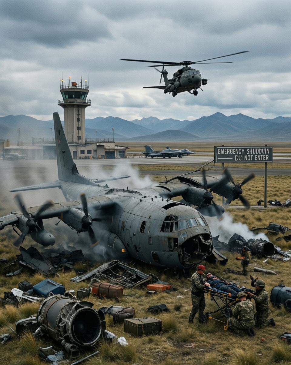 2月27日这天，玻利维亚空军的一架C-130“大力神”运输机，刚离开埃尔阿尔托市