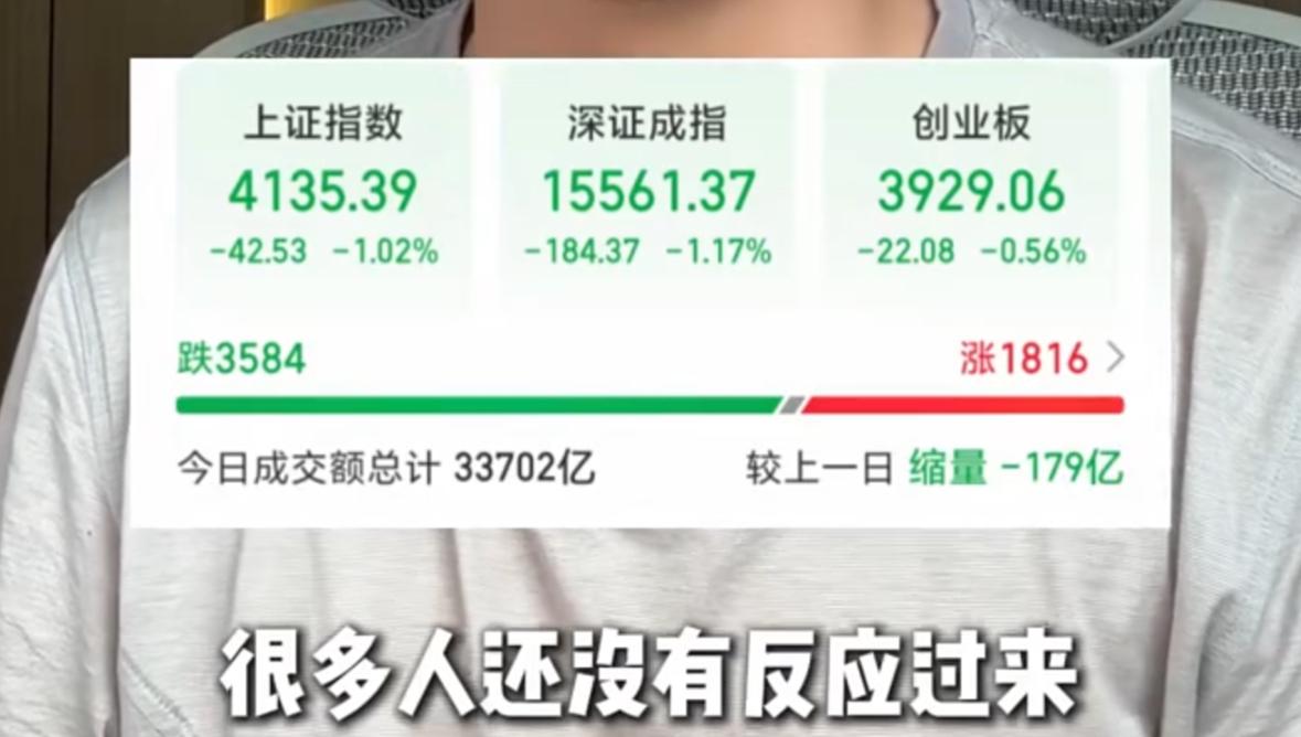 A股连着两天放量大跌，很多散户还没反应过来，指数就已经快速回落了。大家一定要看清