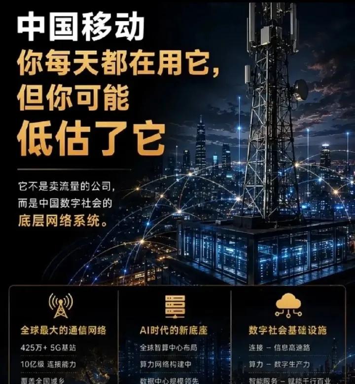 这差距不要太明显啊：
1、中国移动
2025年收入10502亿
净利润1371亿